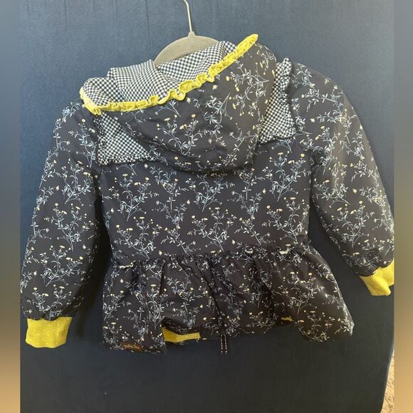 Matilda Jane girls Wildflower Bouquet light rain Jacket size 6 - Picture 9 of 10